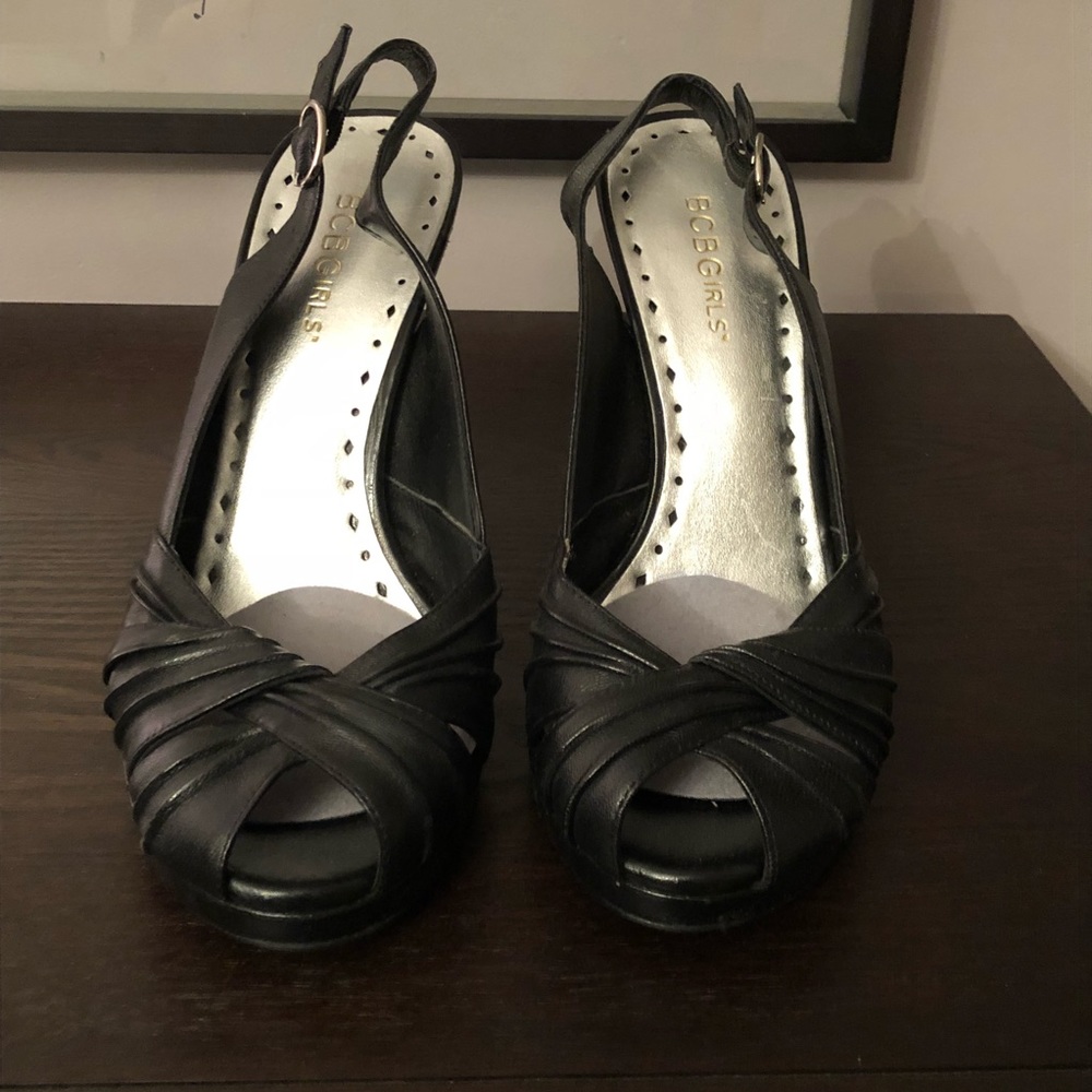BCBG Girl platform dress shoes